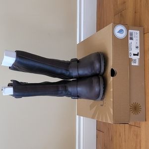 UGG Chancery Brown Sheepskin Leather Waterproof Winter Boots